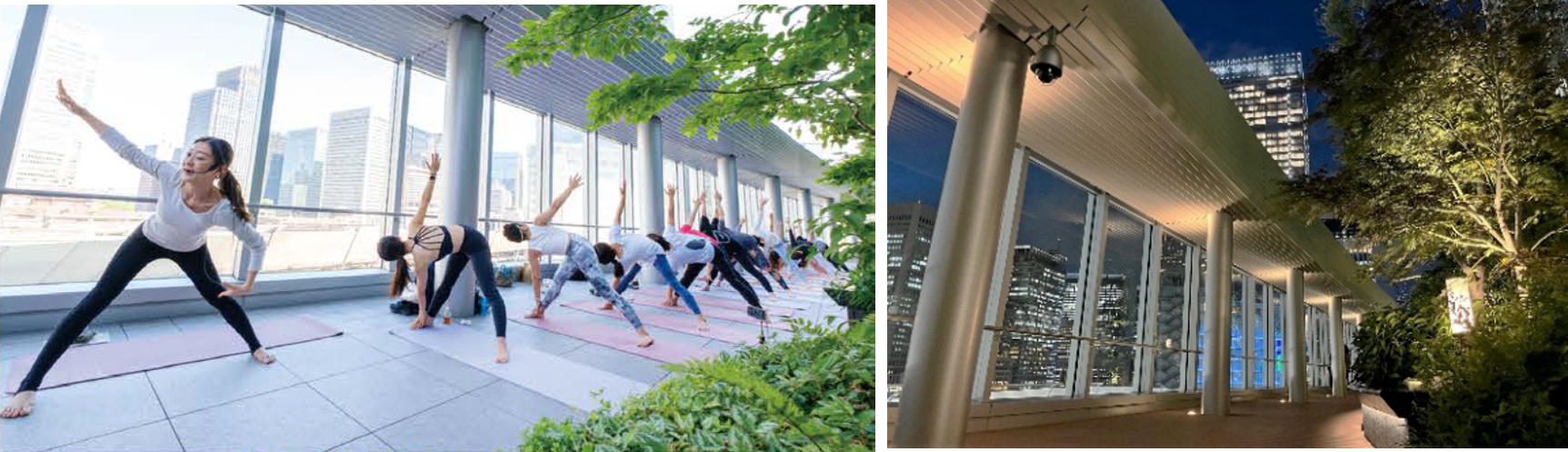 「YAESU Wellness Weeks 2024」朝・夜のイメージ