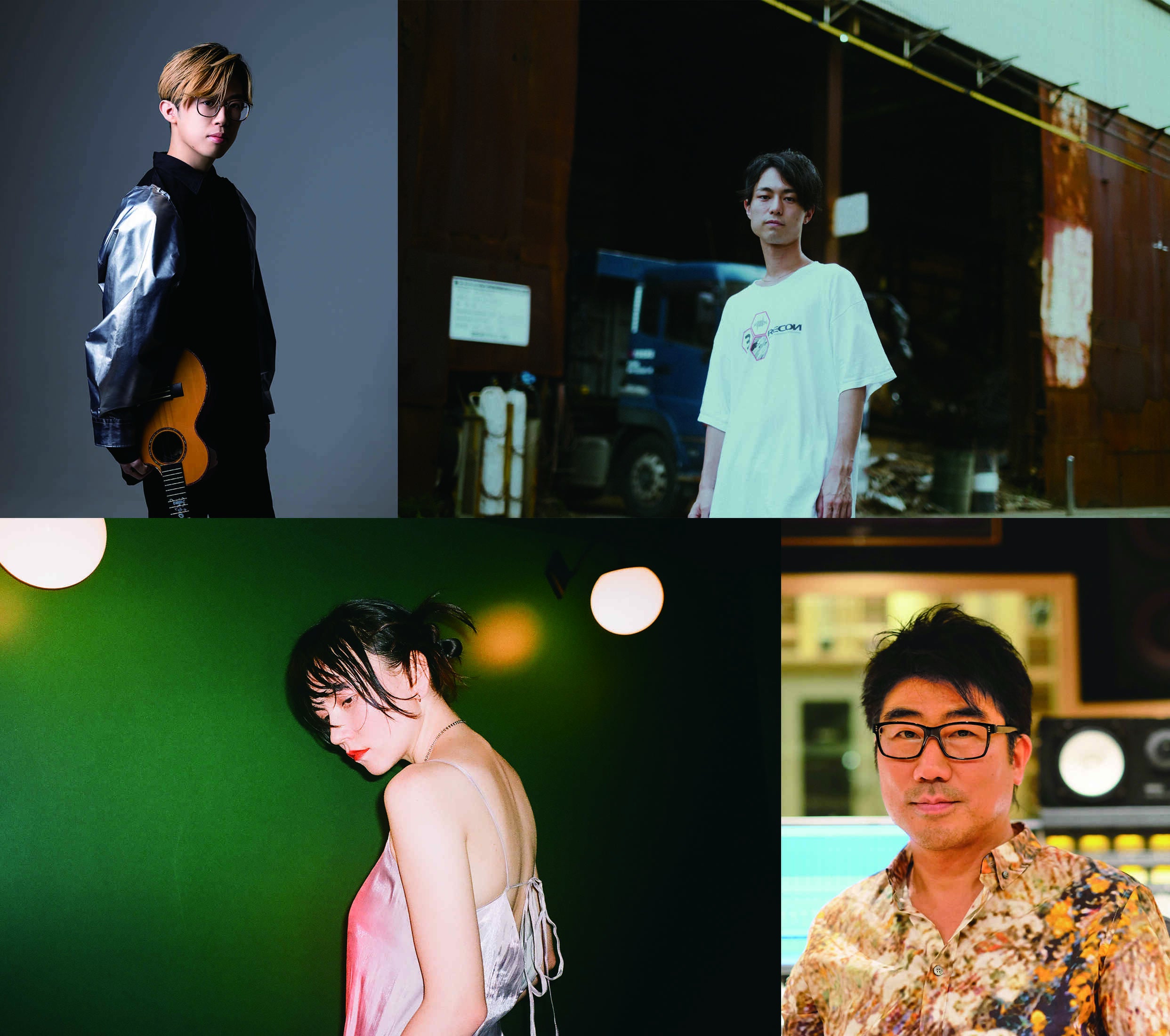 ermhoi 、Nobuki Akiyama(DYGL) 、RIO ※五十音順