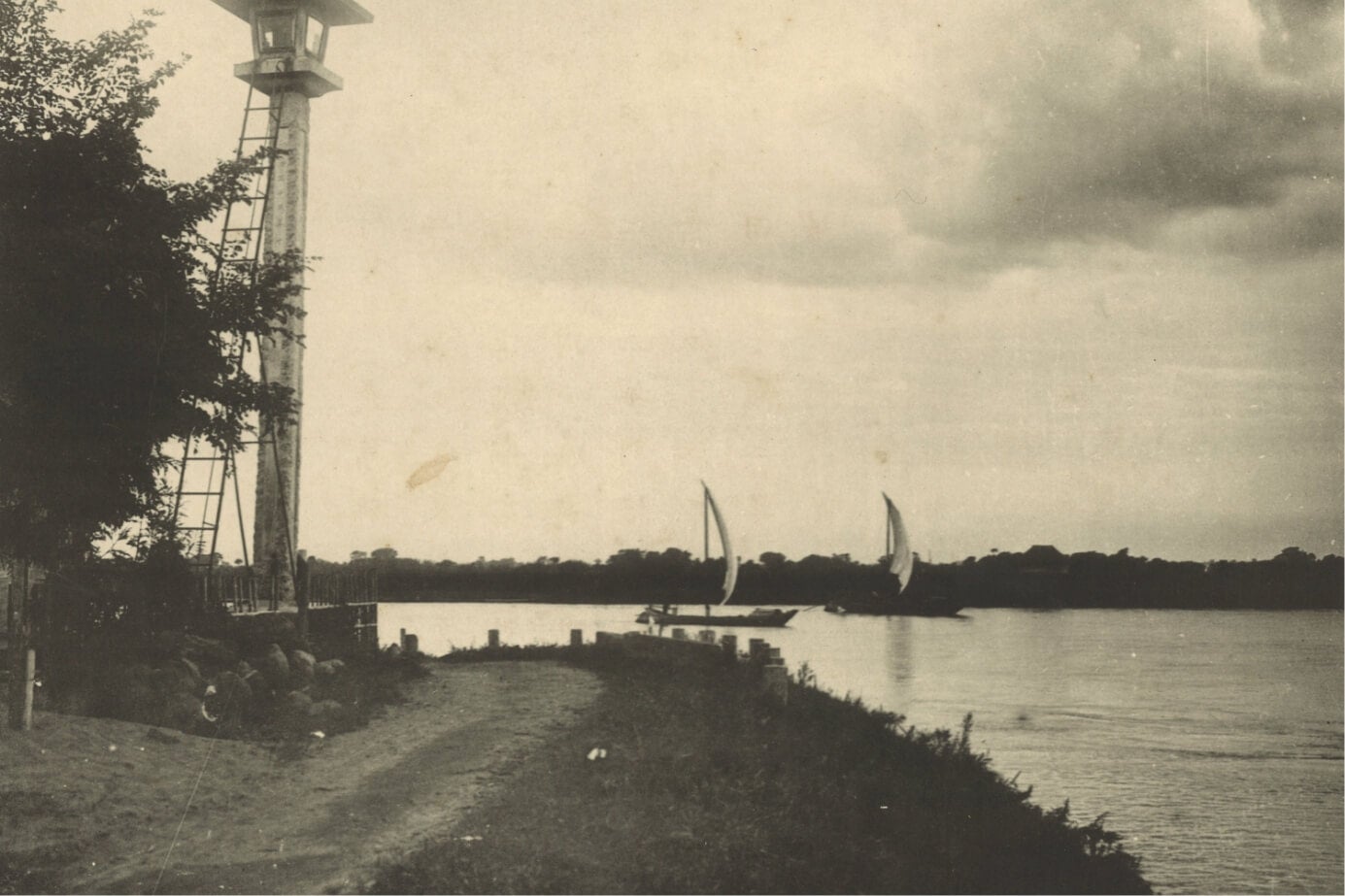 明治末期の利根運河（流山市／明治末期）