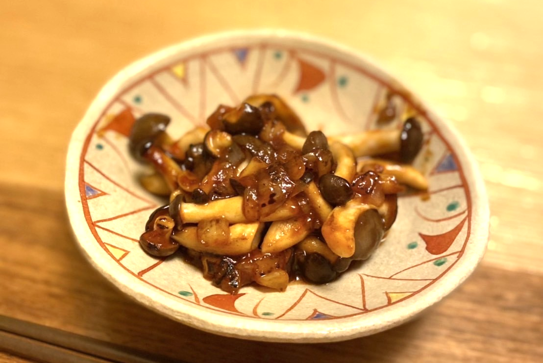 ぶなしめじのエビチリ風