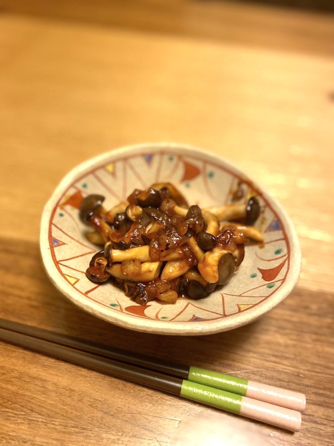 ぶなしめじのエビチリ風