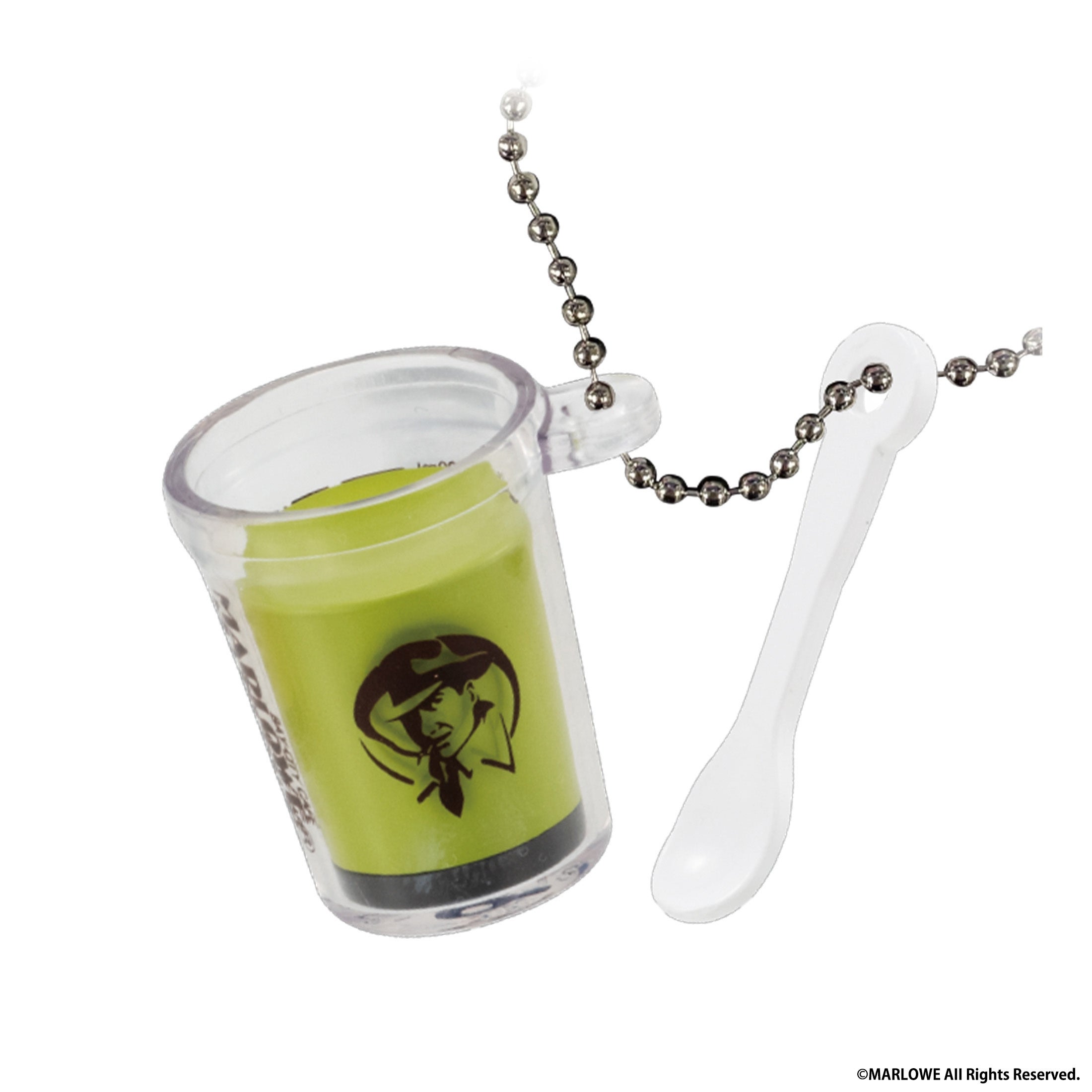 ③抹茶のプリン+ボーンチャイナスプーン