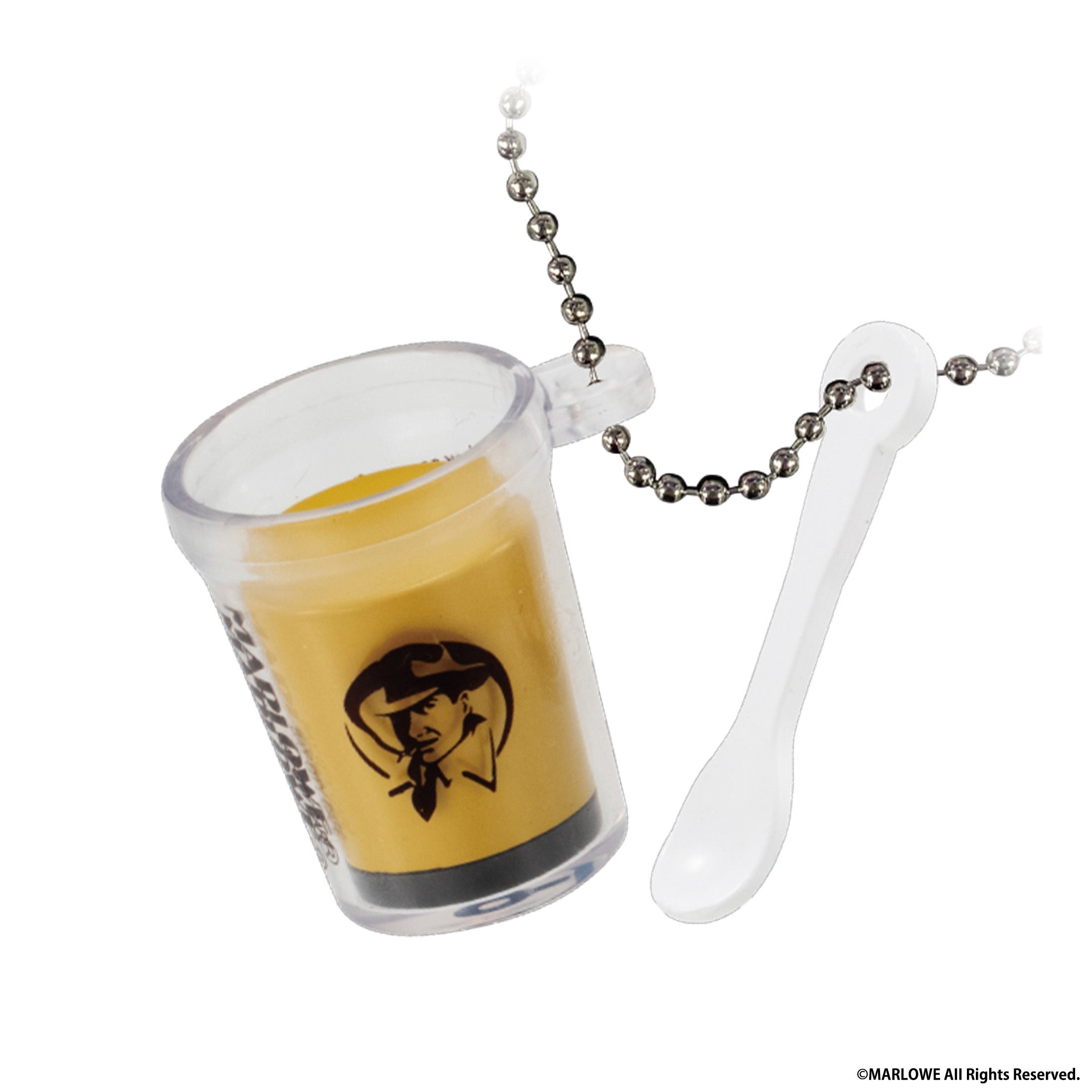 ②かぼちゃのプリン+ボーンチャイナスプーン