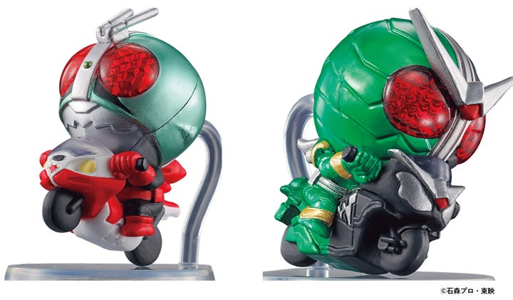 仮面ライダーのバイクアクションが楽しめる、新仕様のガシャポン®が 仮面ライダーのバイクアクションが楽しめる、新仕様のガシャポン®が