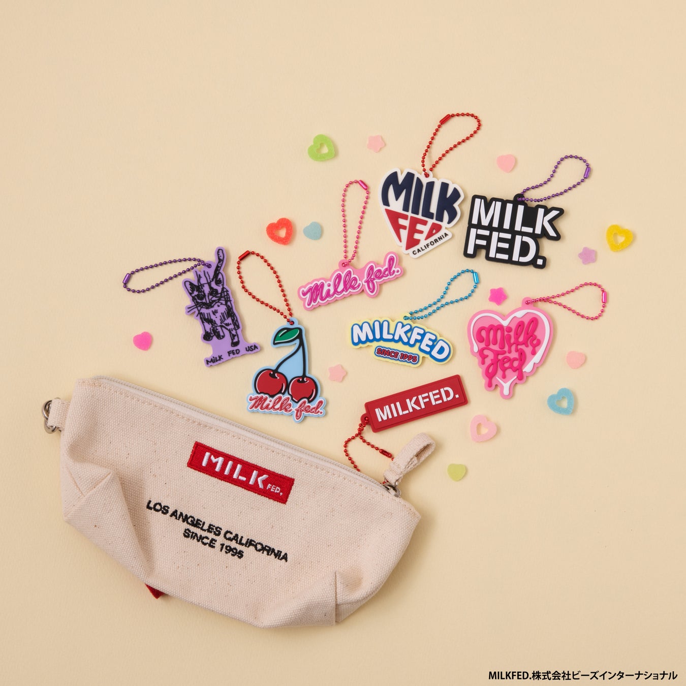 MILKFED.がガシャポンに!新商品『MILKFED. カプセルラバーマスコット』 MILKFED.がガシャポンに!新商品『MILKFED. カプセルラバーマスコット』