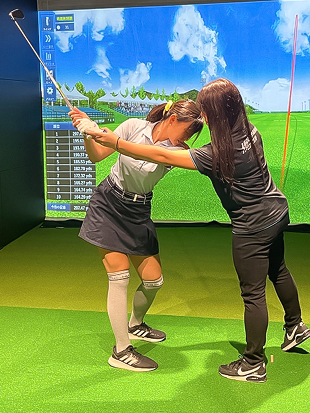 ワンポイントレッスンの風景