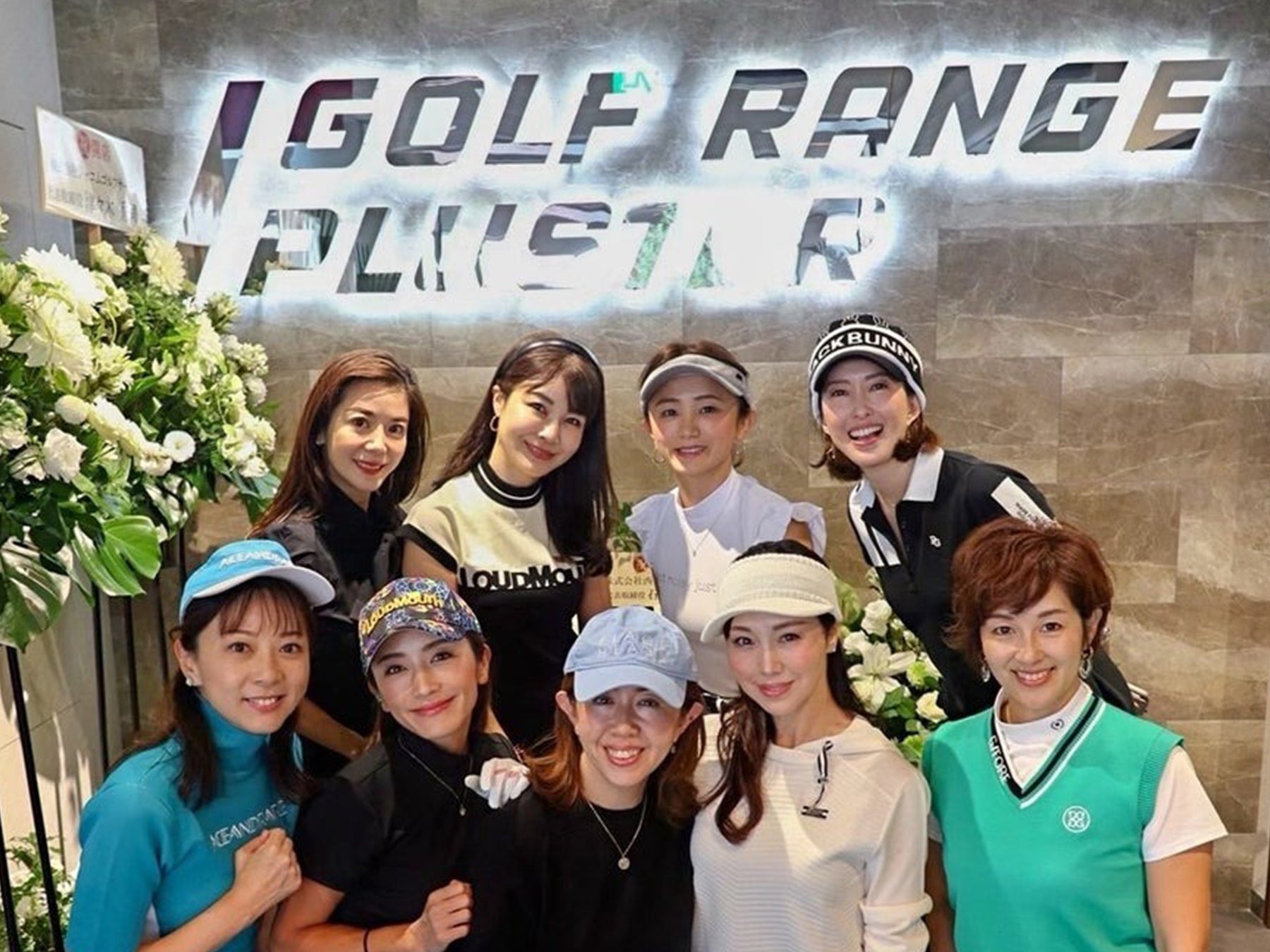 内覧会にお越しいただいたゴルフ好きインフルエンサーの皆さん