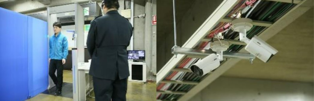 お客様が安心して小型家電をお送りいただけるよう、工場の施設・設備には、各種セキュリティシステムを導入しています。 また、個人情報の取り扱いや情報セキュリティについて、国の認定を受けて適切なシステムを構築しています。