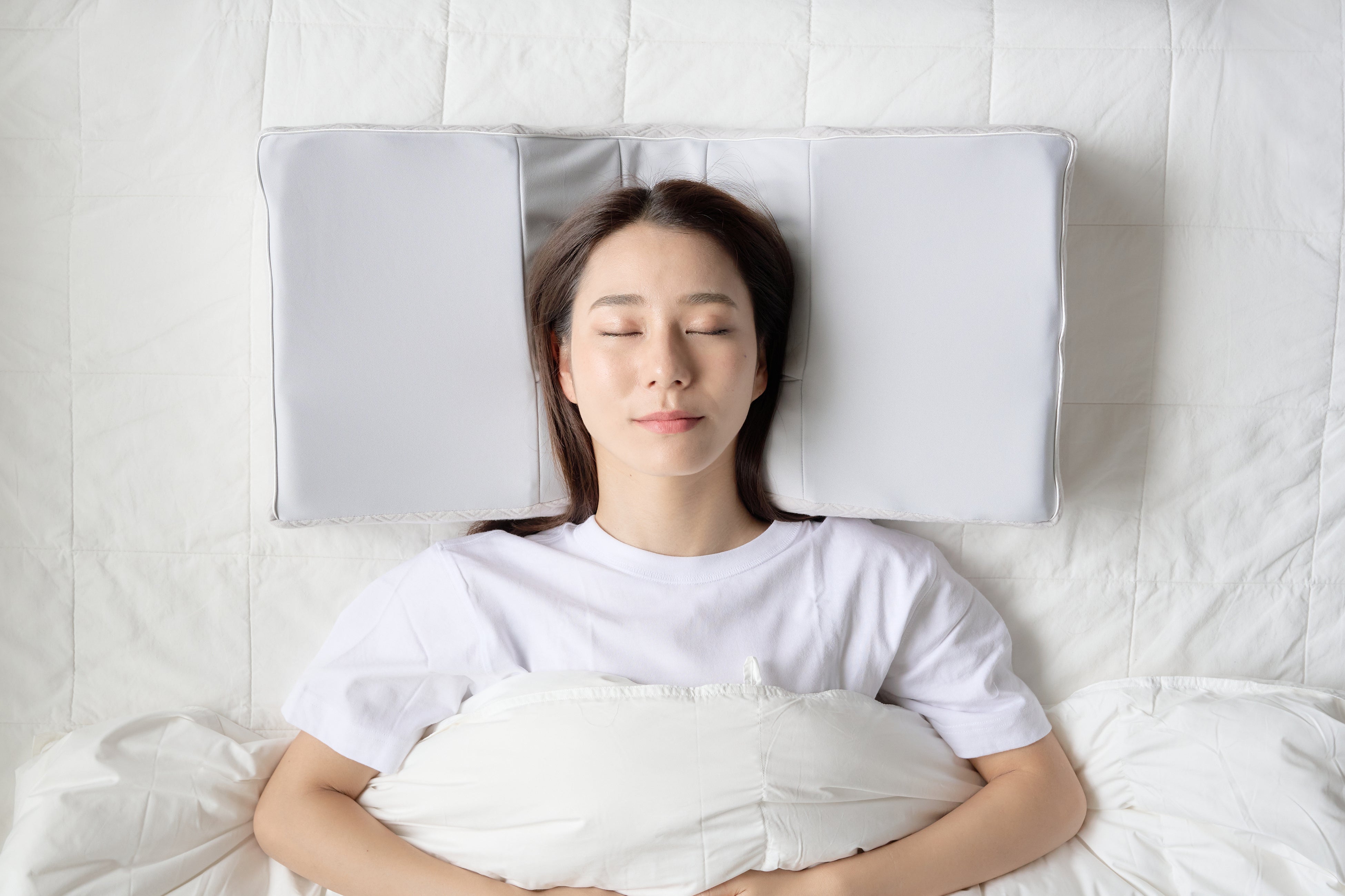 仰向けの寝姿勢