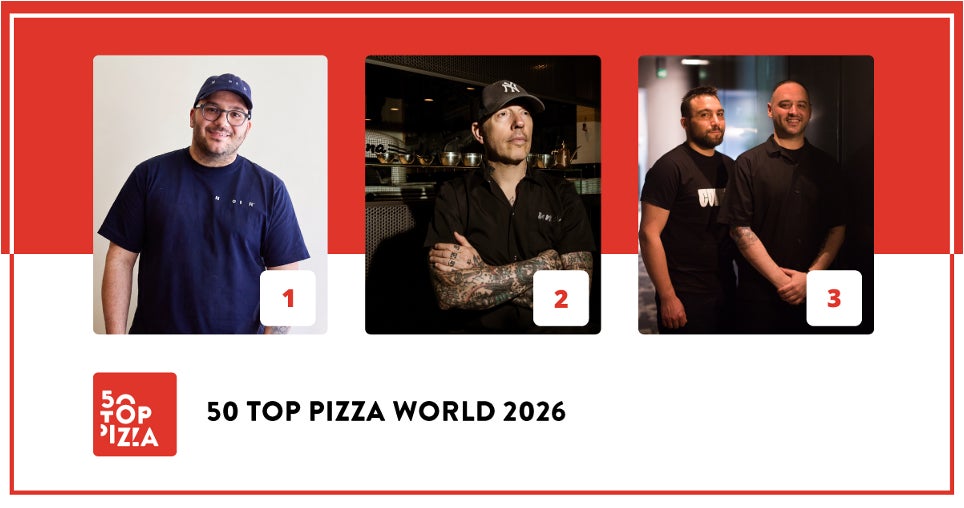 50 TOP PIZZA WORLD 2026 にてロンドンのミケーレ・パスカレッラ率いる「Napoli on the Road」が2026年の世界ベストピッツェリアに選出!