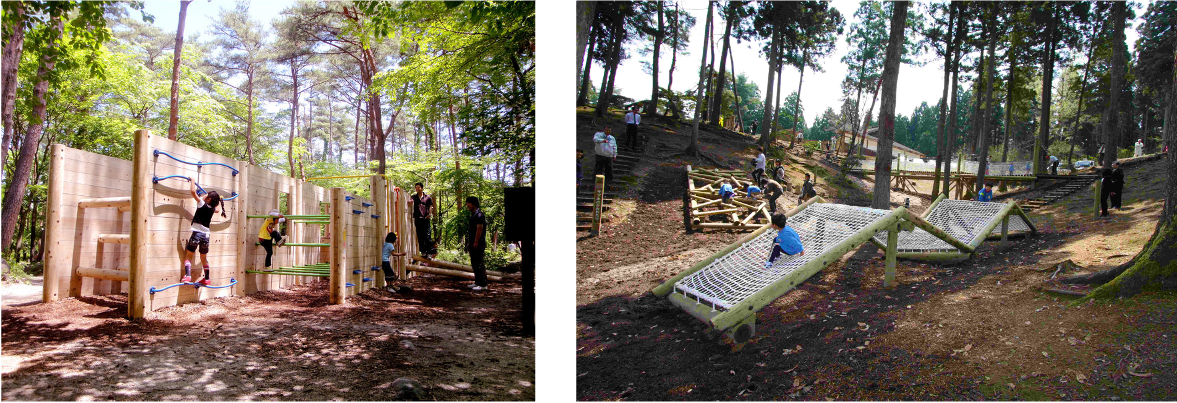 「山のアスレチックフィールド」イメージ