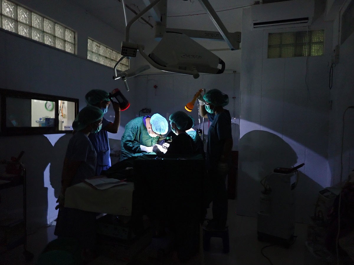 停電発生時もオペを続行