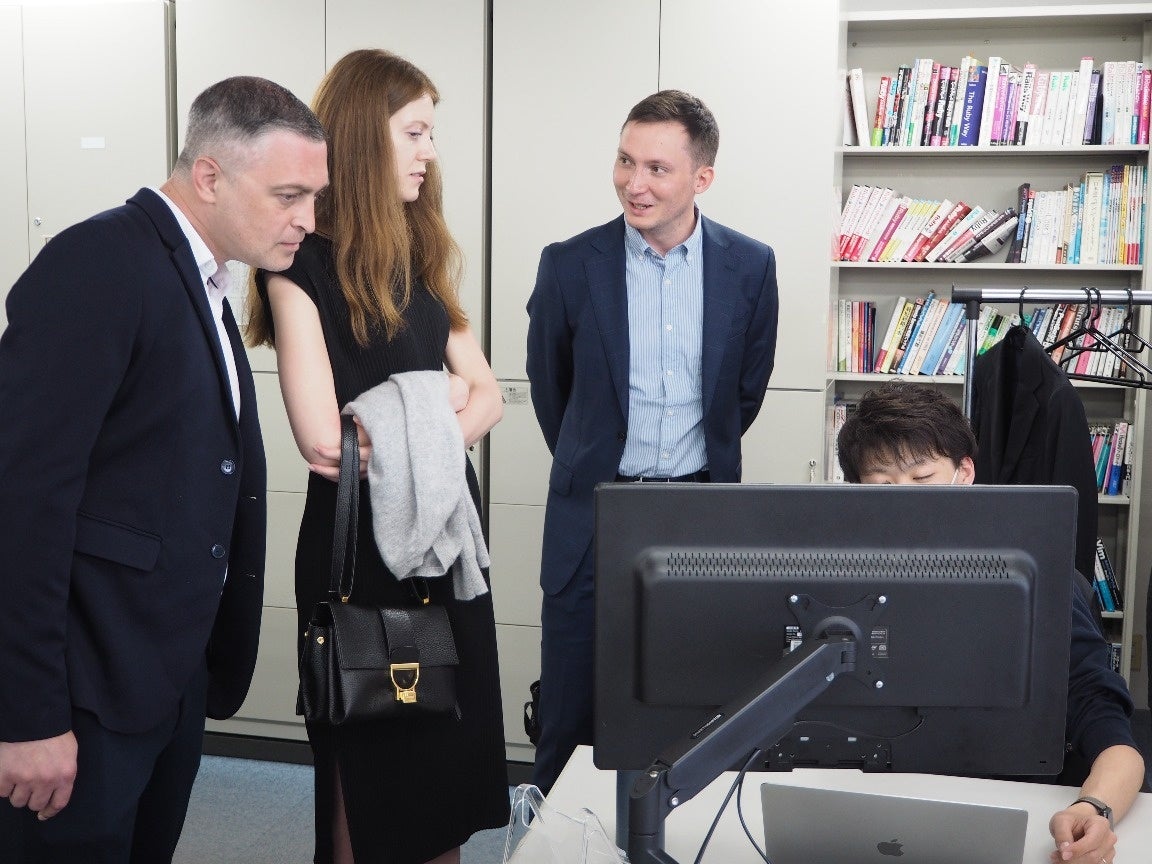 松江市で行われた企業訪問