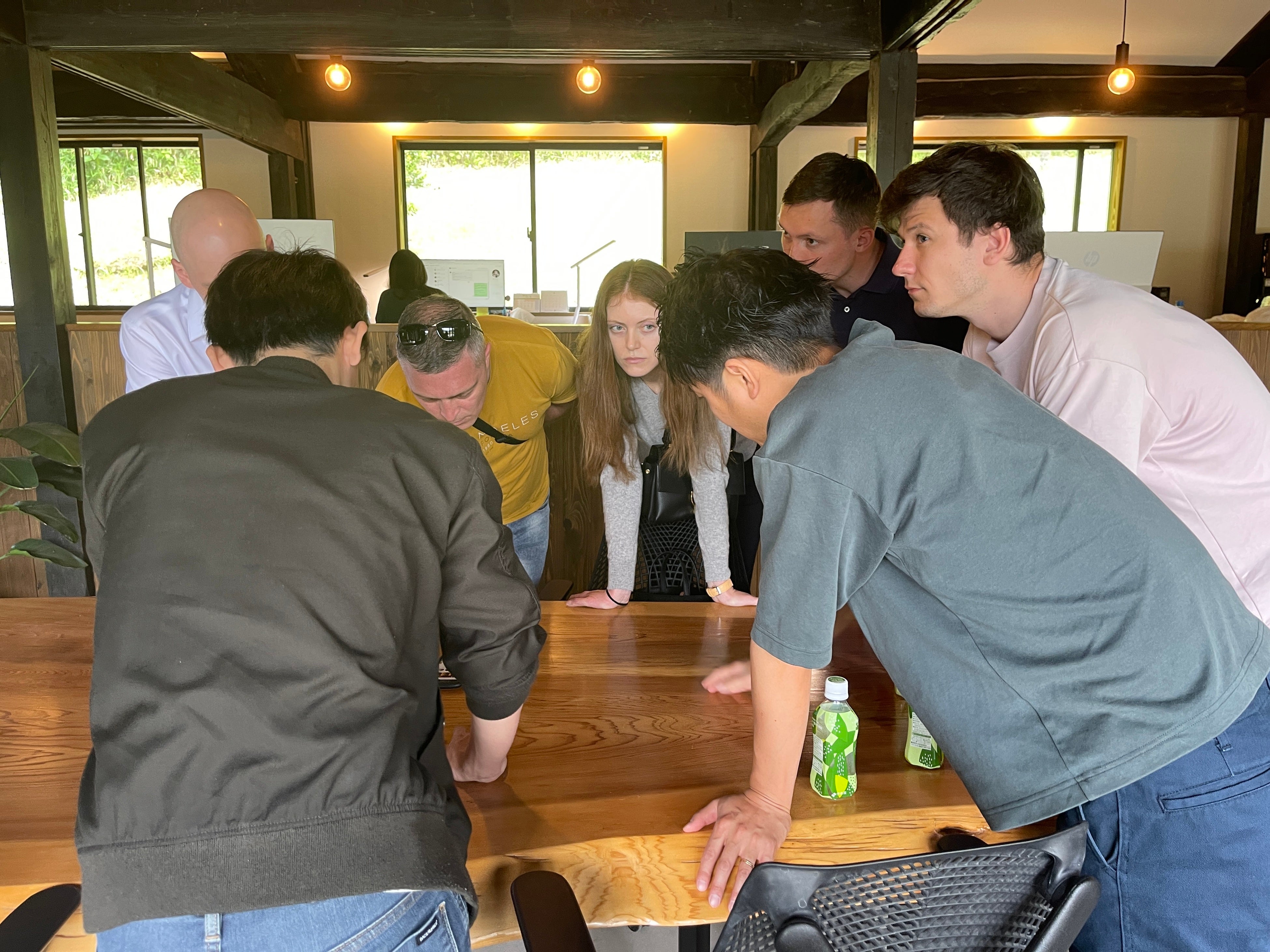 出雲市で行われた企業訪問