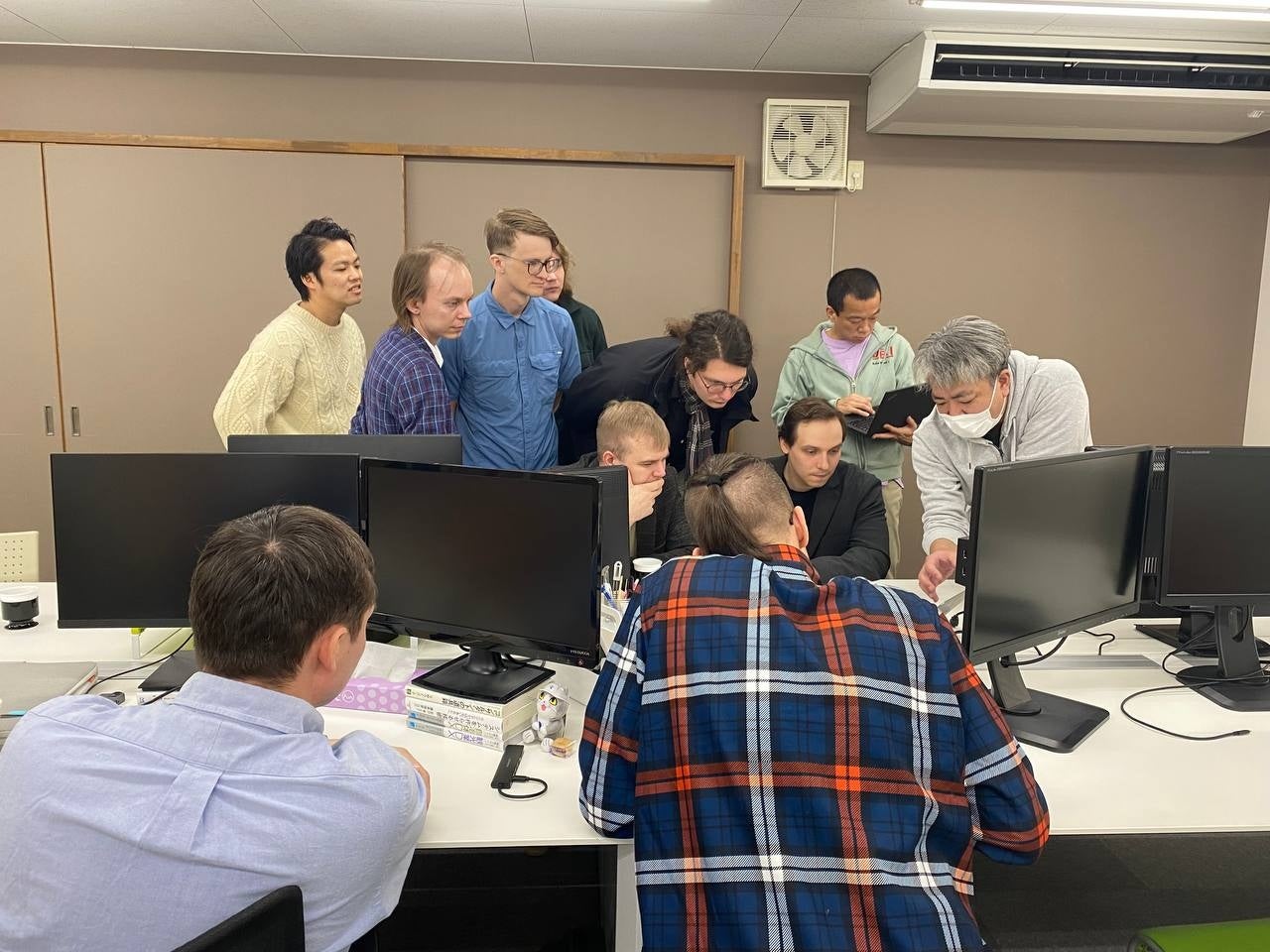 企業訪問の様子