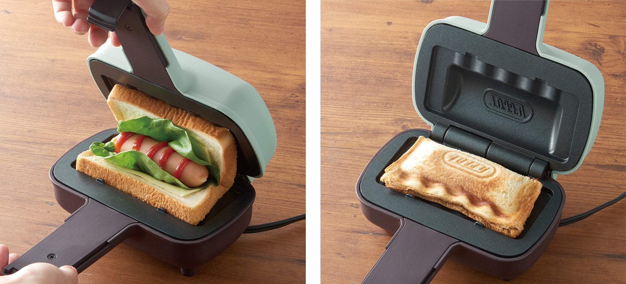 好きな食材をはさむだけですぐにできちゃう！