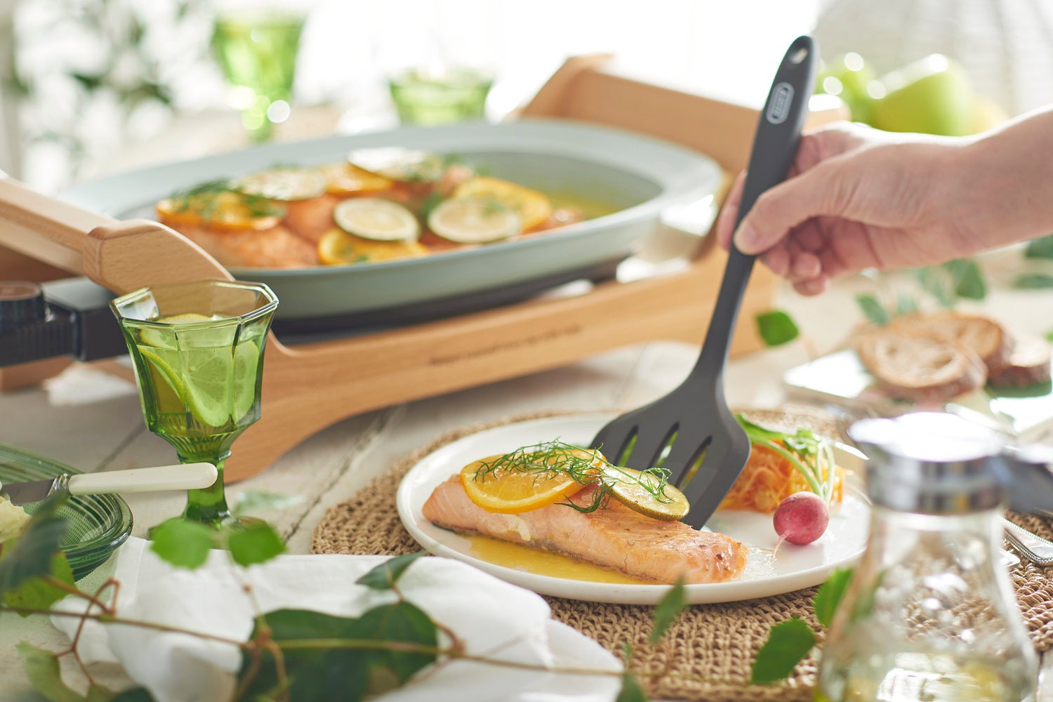 サーモンソテー・オレンジソース