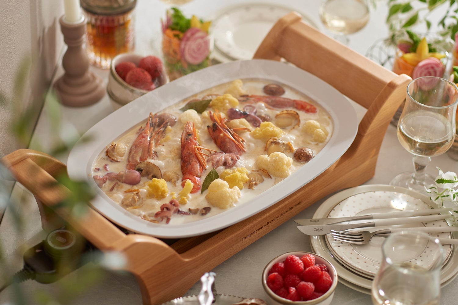 シーフードのクリーム煮