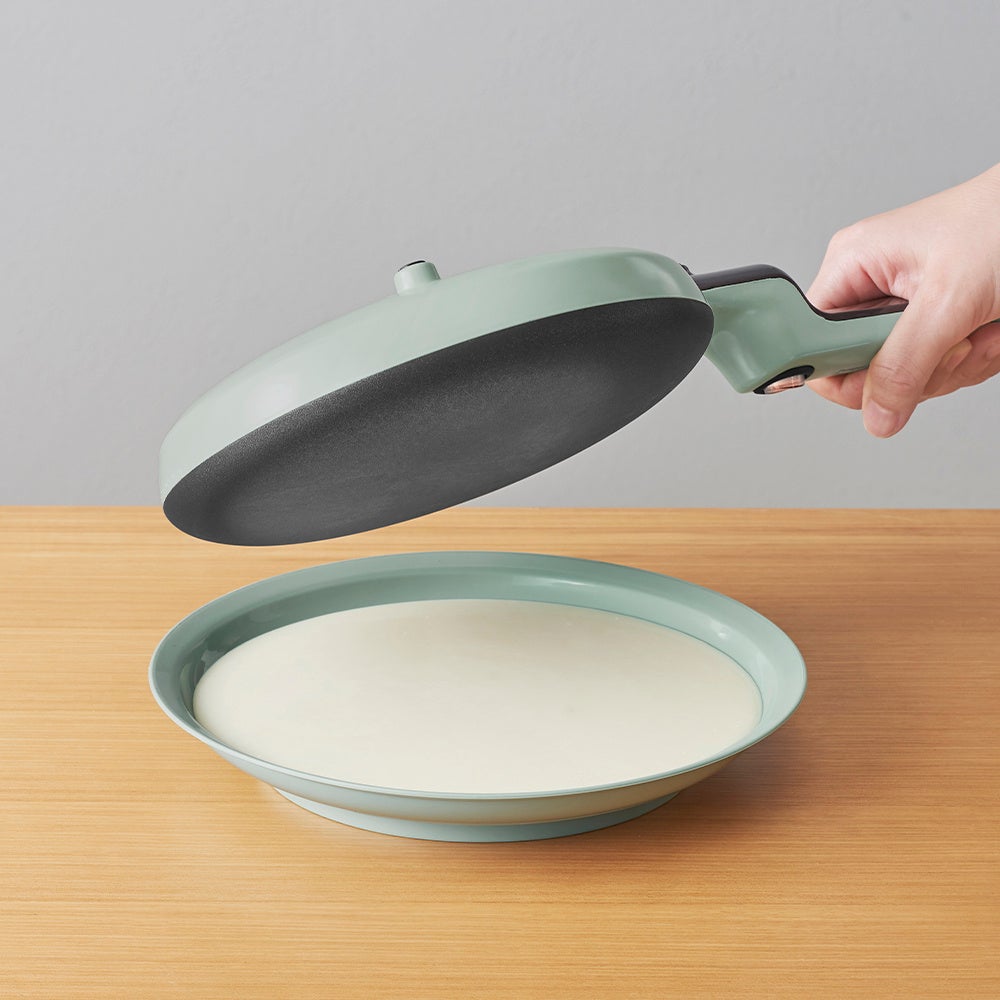 プレートを生地に浸します