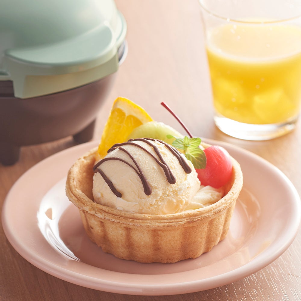 お好みのスイーツをのせて完成♪