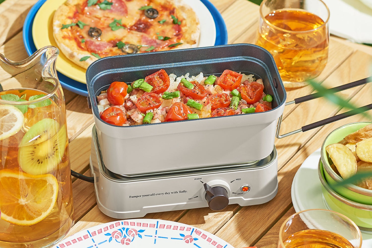 ベーコンとトマトのピラフ