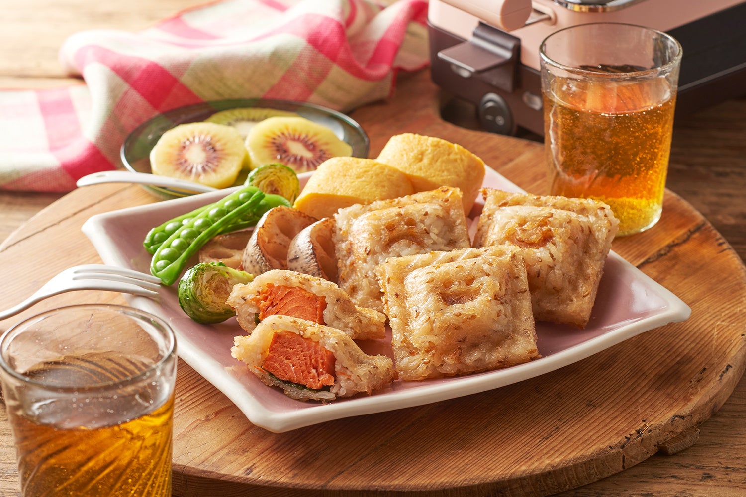 史上初!? 約5×5cmサイズのホットサンドが1度に4つできるホットサンド