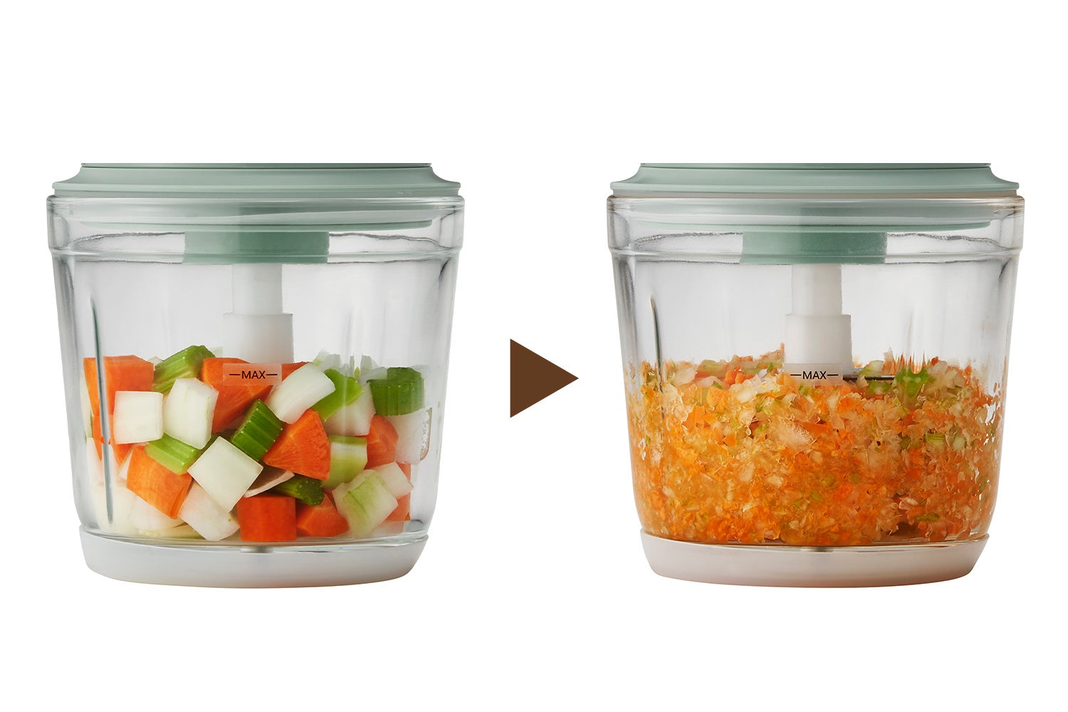 手のかかるみじん切りもあっという間に！