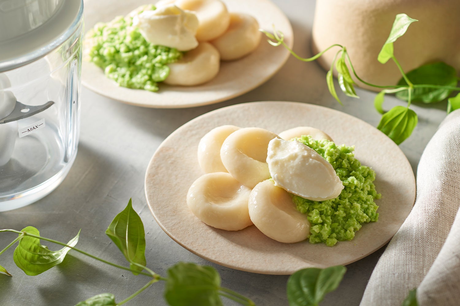 ずんだ白玉クリーム