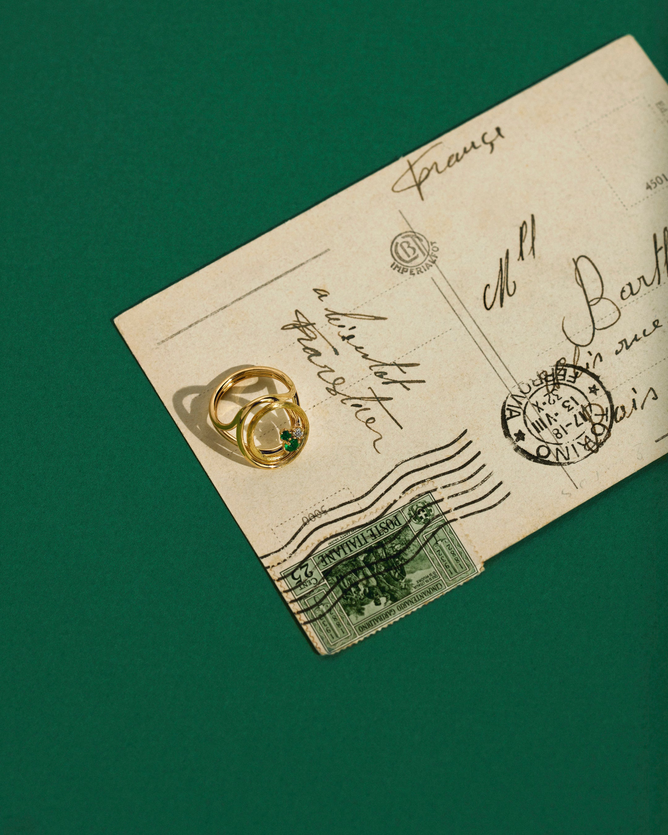 FINE JEWELRY COLLECTION リヴィエラ、リヴィエラ エメラルド MMリング