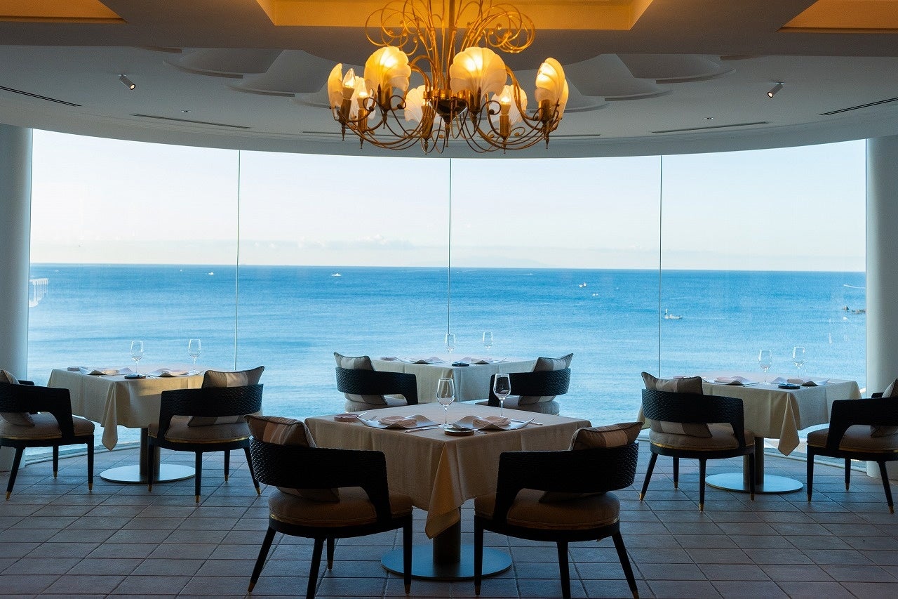 オーシャンビューのフレンチレストラン