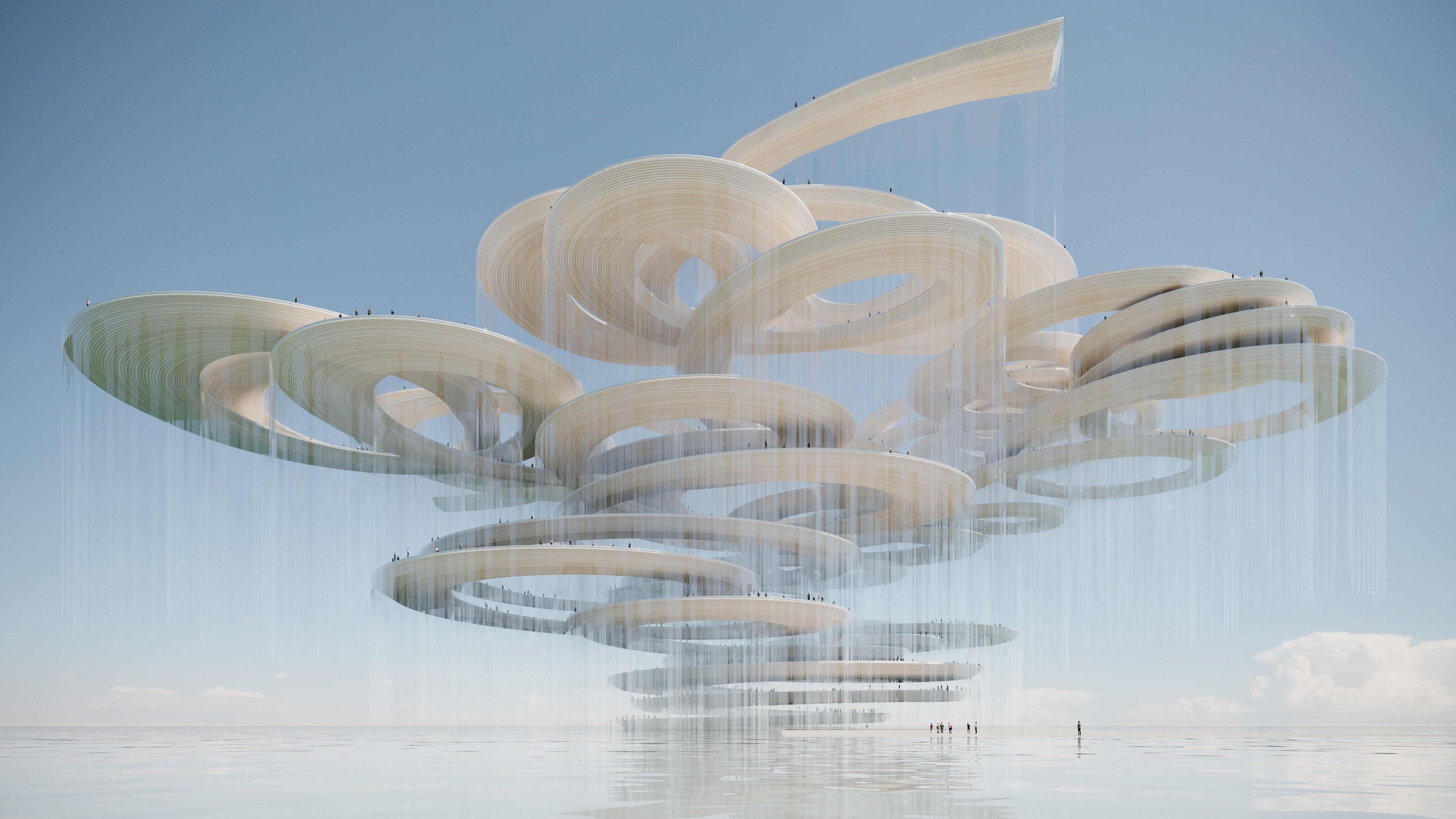 【Ｎ／Ｓ高】隈研吾デザインのVR校舎「学びの塔」 