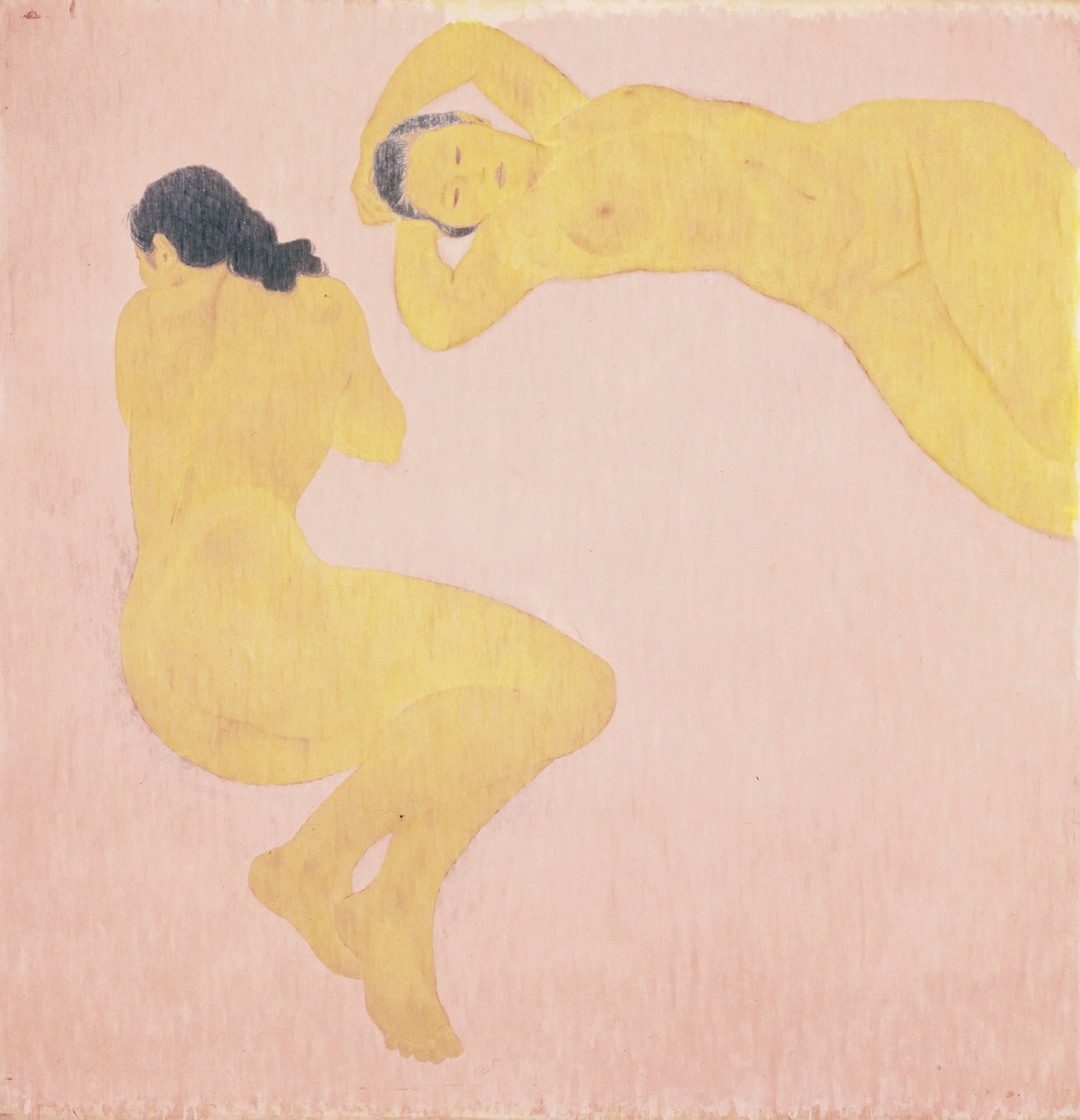 髙山辰雄《裸婦》 1948年 公益財団法人 角川文化振興財団蔵