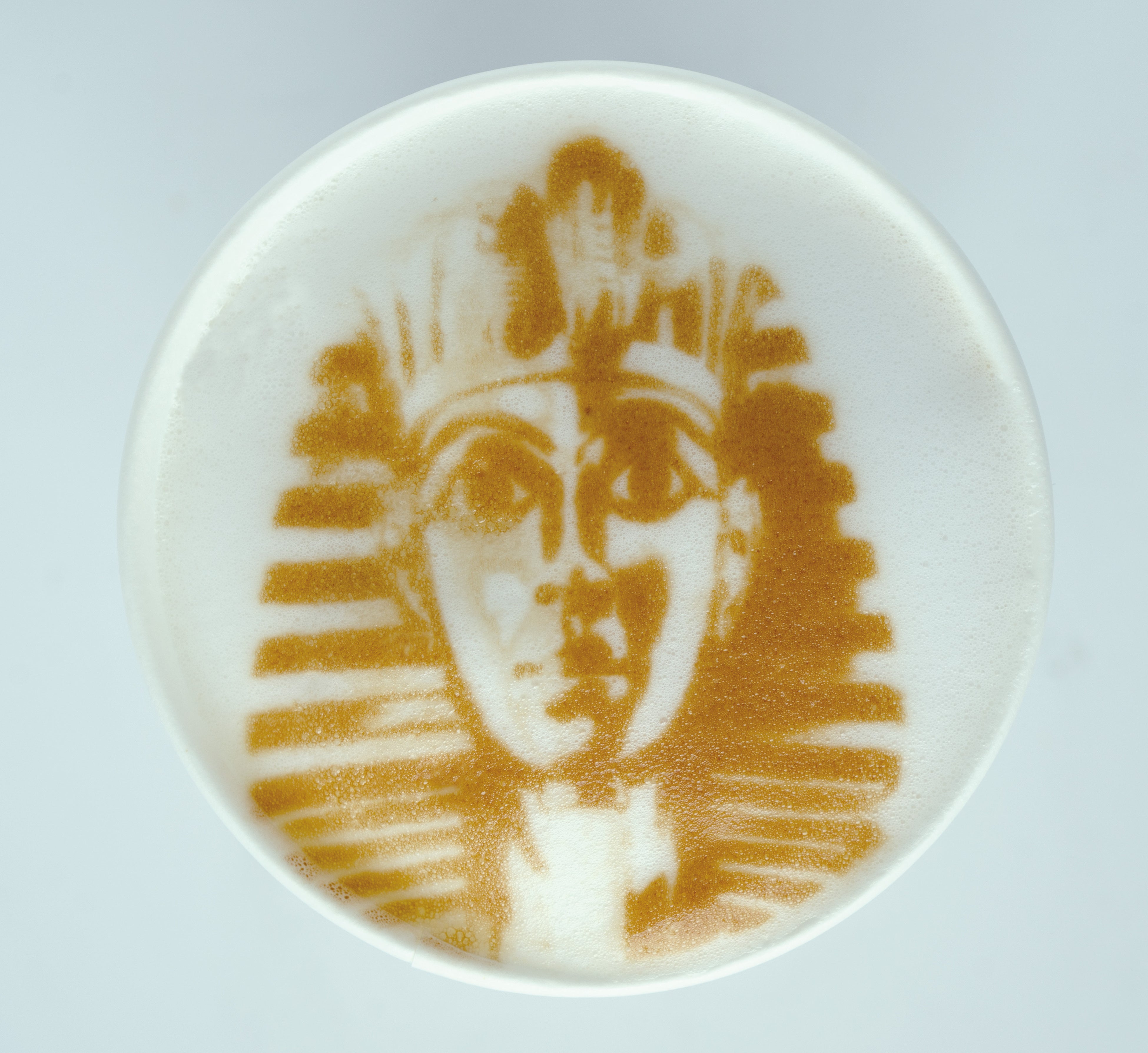 ツタンカーメンプリントラテ