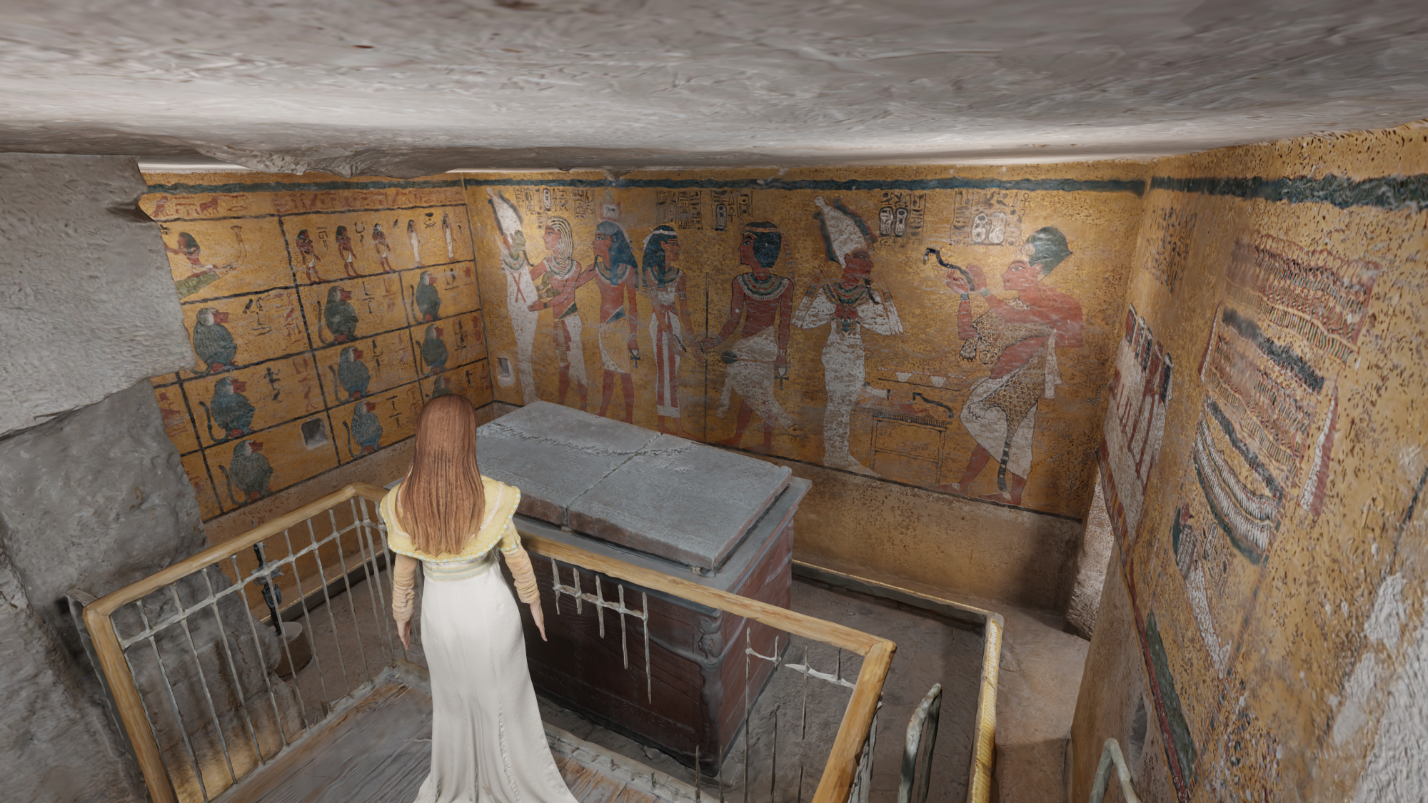 メタバース内の模様