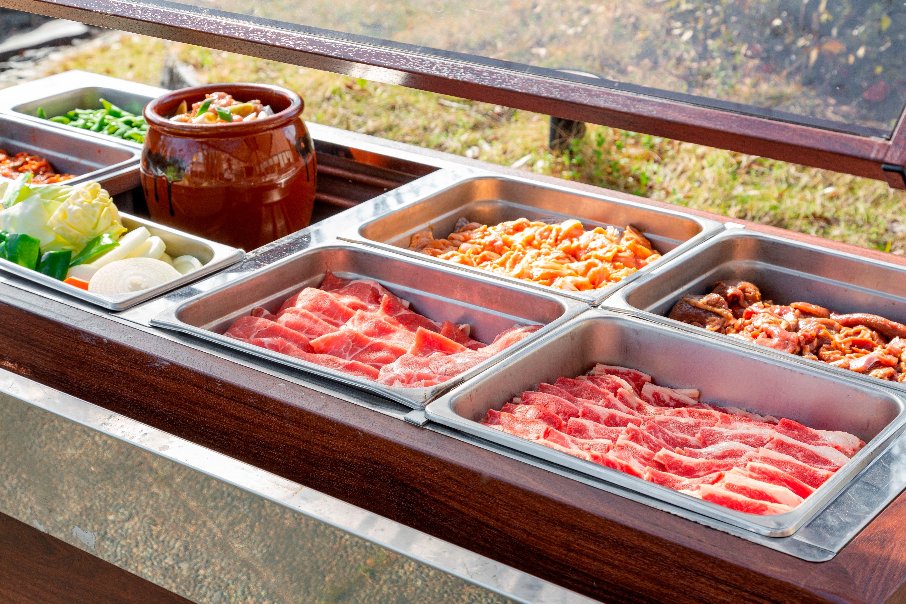 お料理セルフサービスワゴンのイメージ