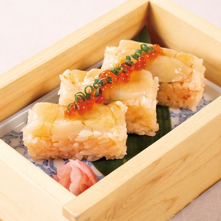 別海町帆立の押し寿司