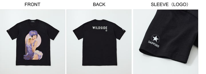WILDSIDE Yohji Yamamoto×黒ラベル×内田すずめ Tシャツ 12361-2528-