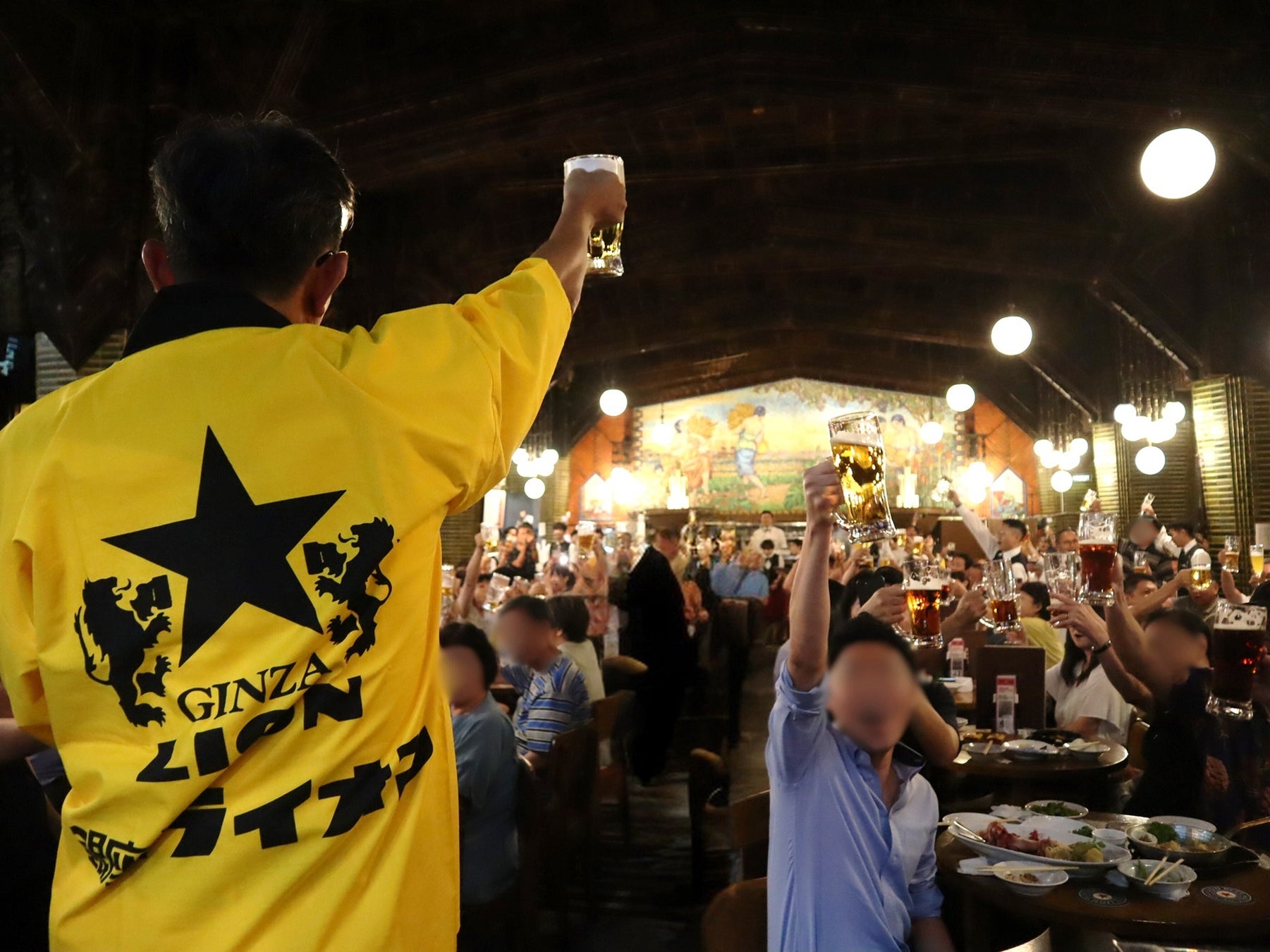 昨年の乾杯の様子