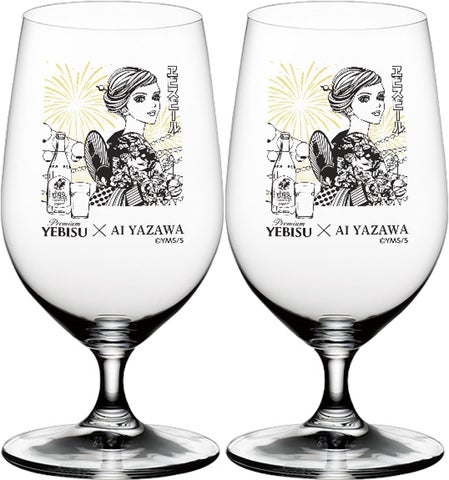 ヱビスビール矢沢あい描き下ろしデザイン缶」 7月7日(火)数量限定発売 ヱビスビール矢沢あい描き下ろしデザイン缶」 7月7日(火)数量限定発売