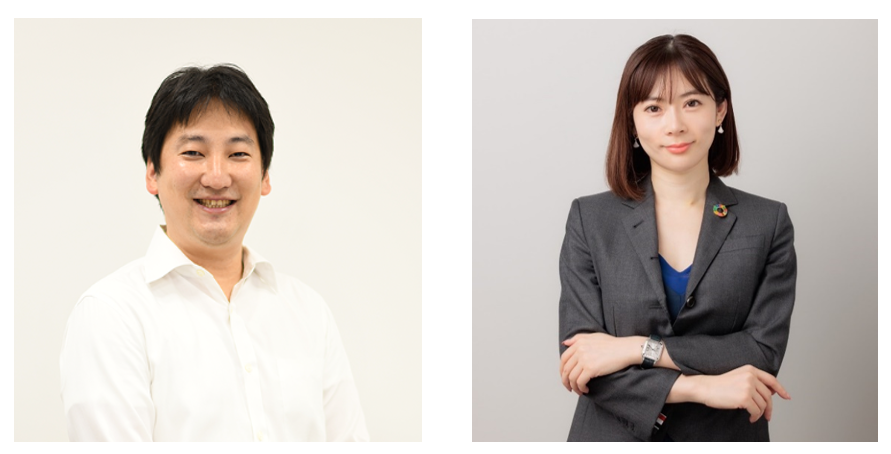 写真左が林隆弘氏、右が馬渕磨理子氏