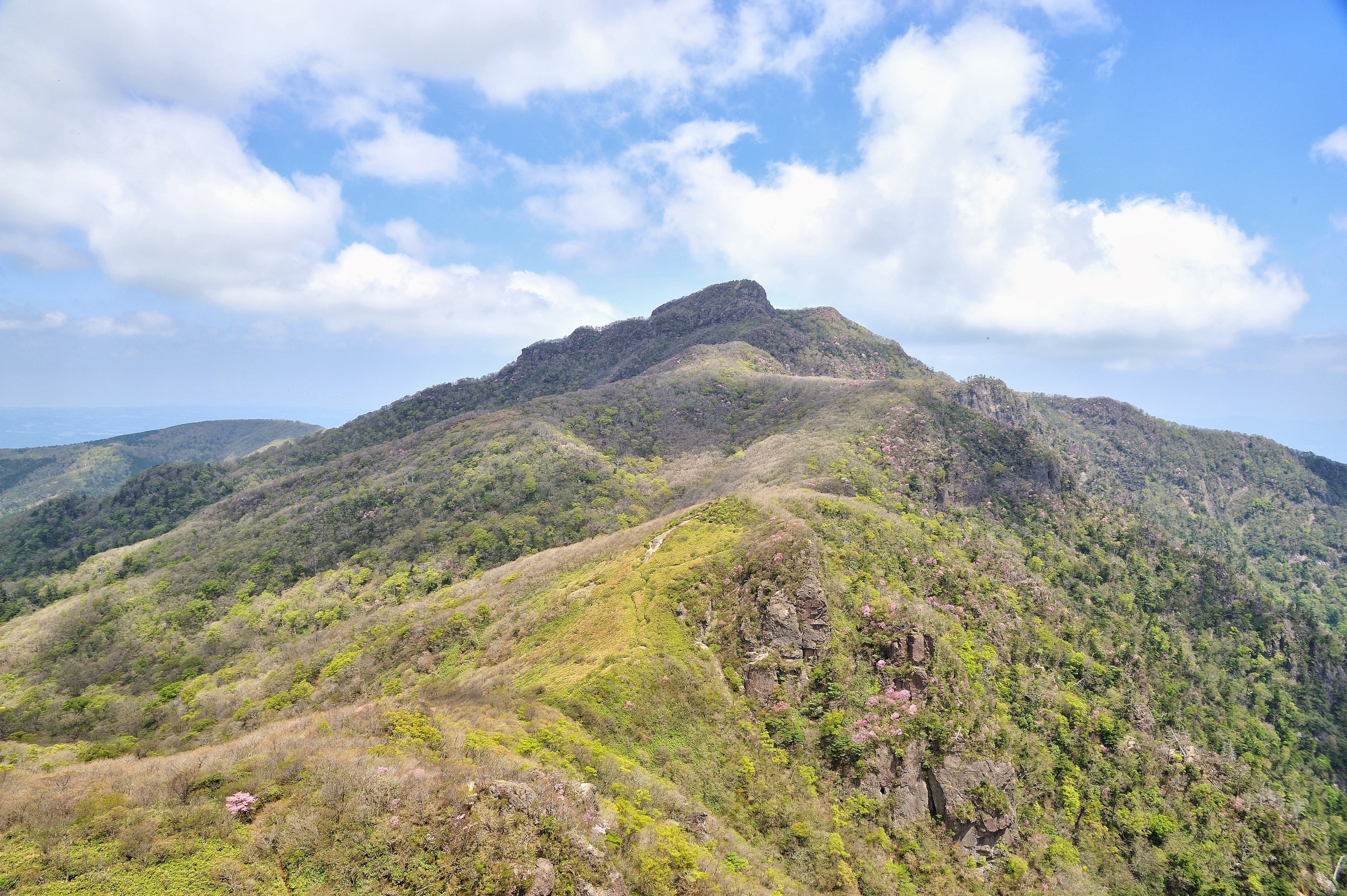 祖母山（天狗岩からの眺望）