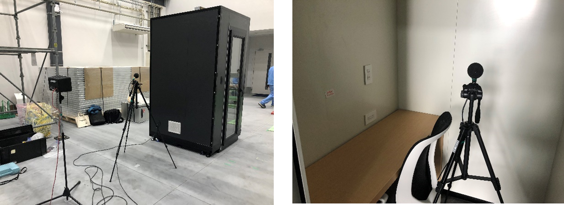 非常放送音測定 実験協力：飛島建設株式会社様