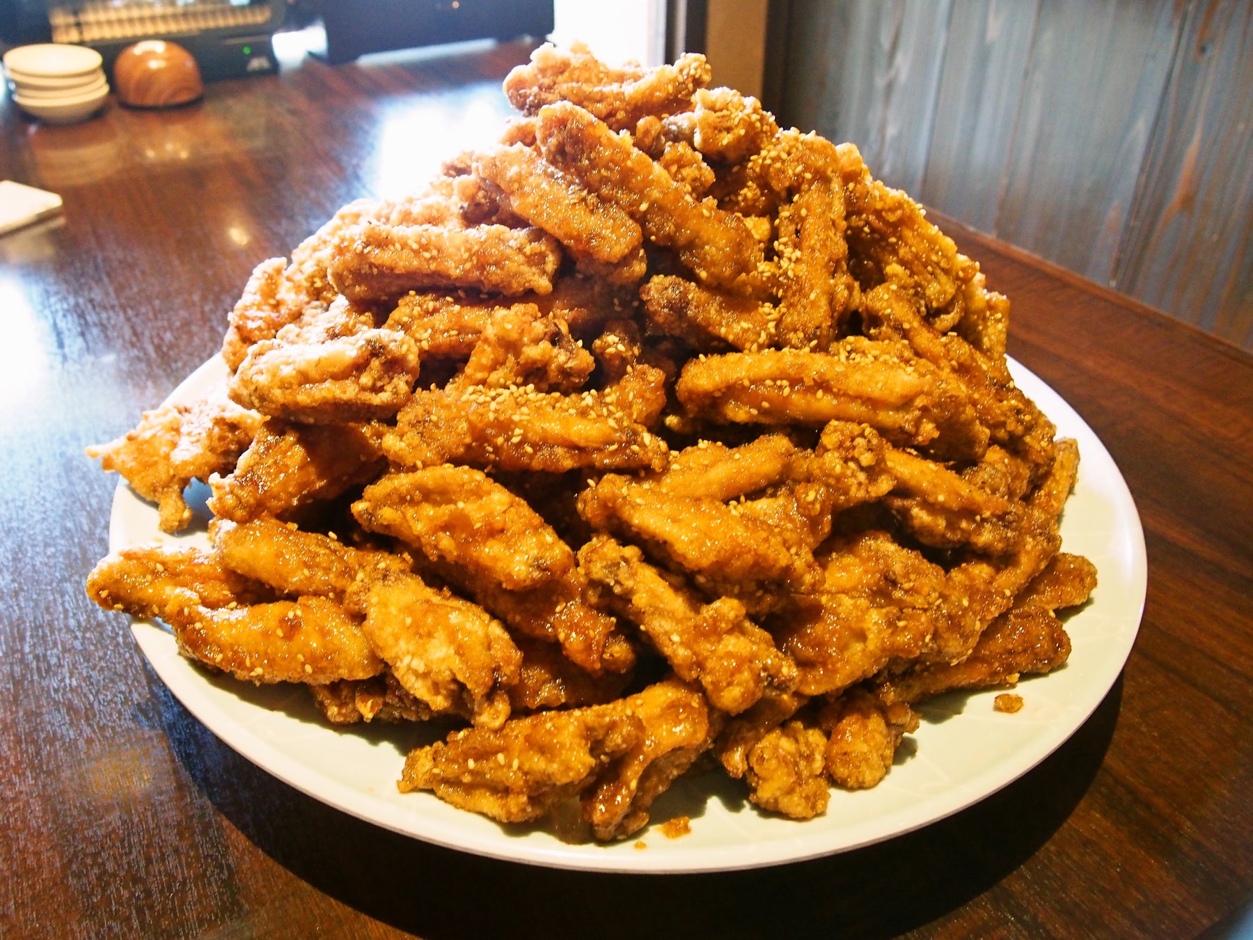 「ごま手羽」256本!総重量なんと約6kg !!