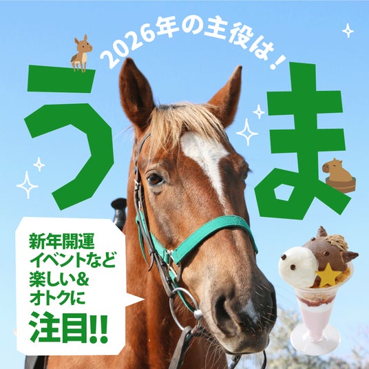2026年の主役は「うま🐴」！【年末年始限定】新年開運イベントや期間