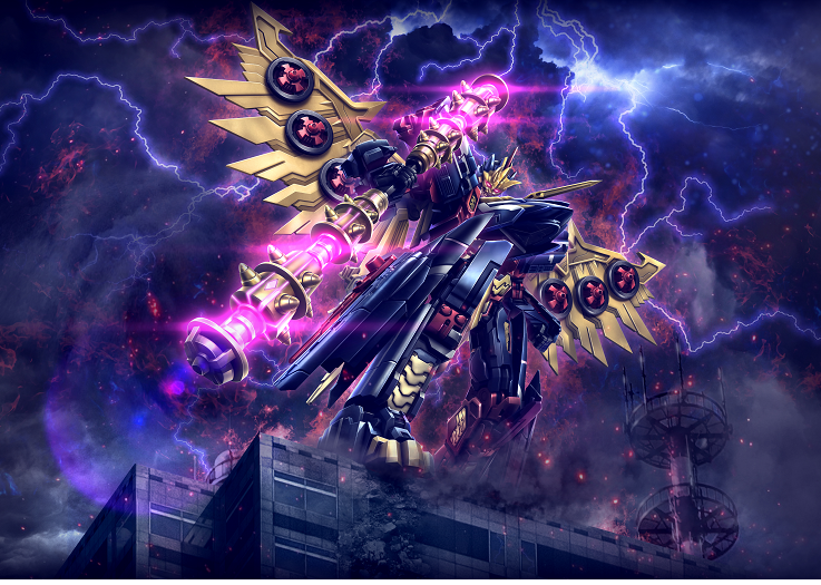 デジタルジオラマ（ブラックシンカリオンオーガ）