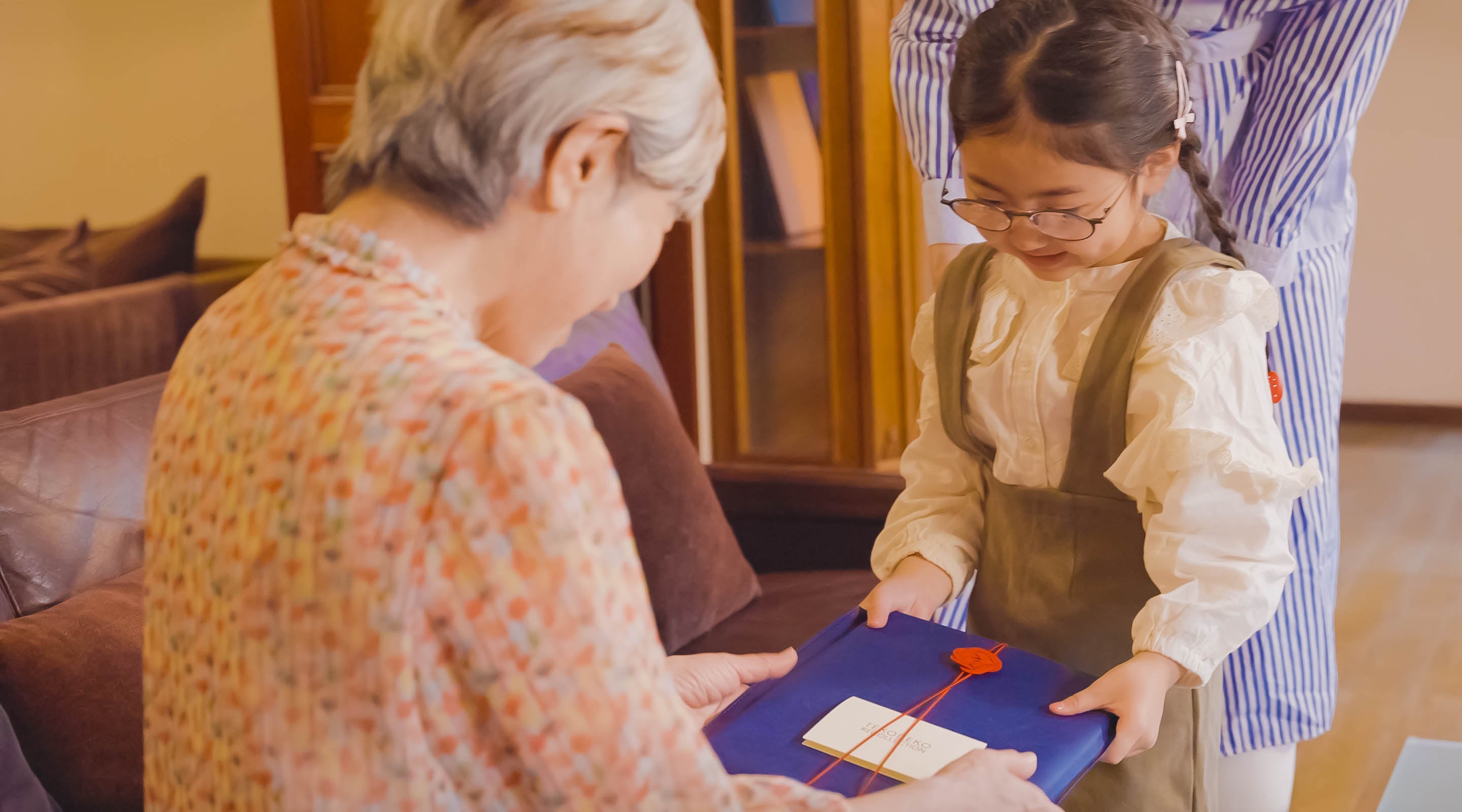 孫からサプライズプレゼント