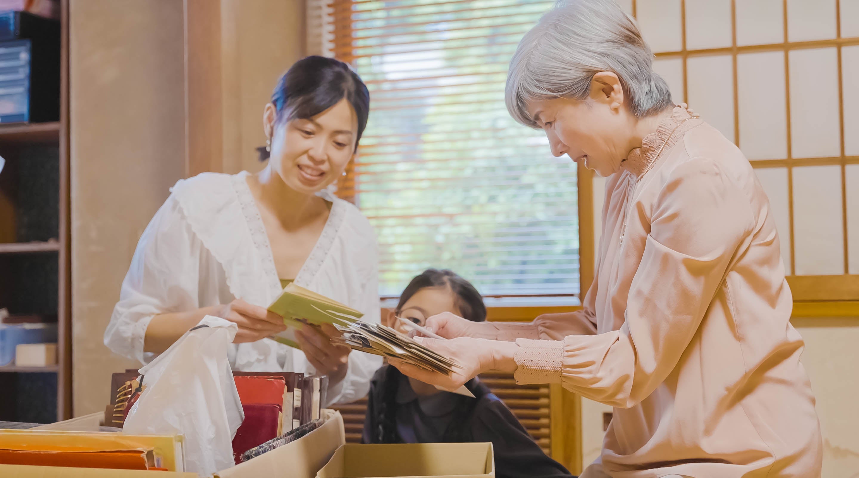 大量のアルバム