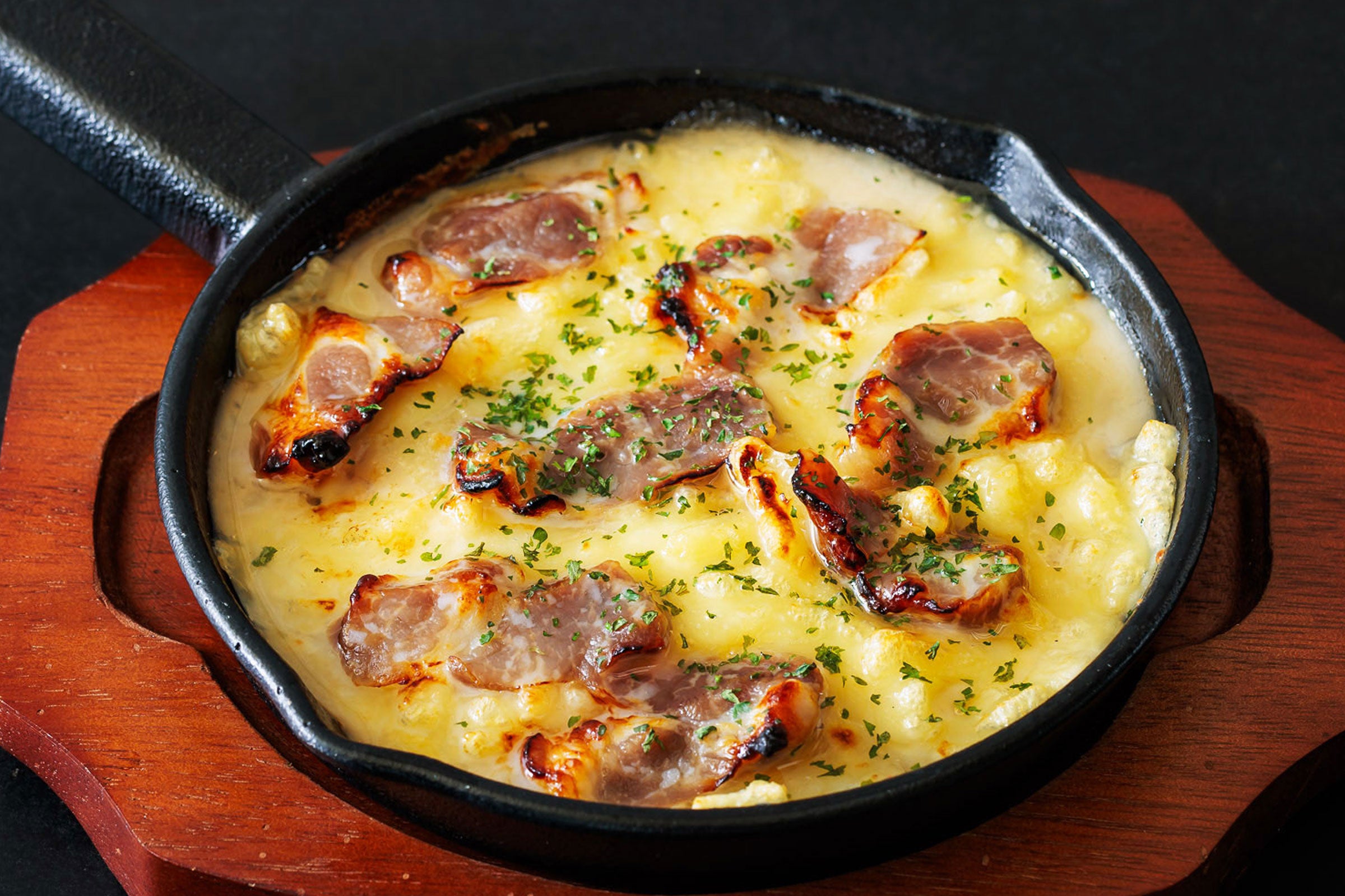 豚の西京焼きチーズグラタン