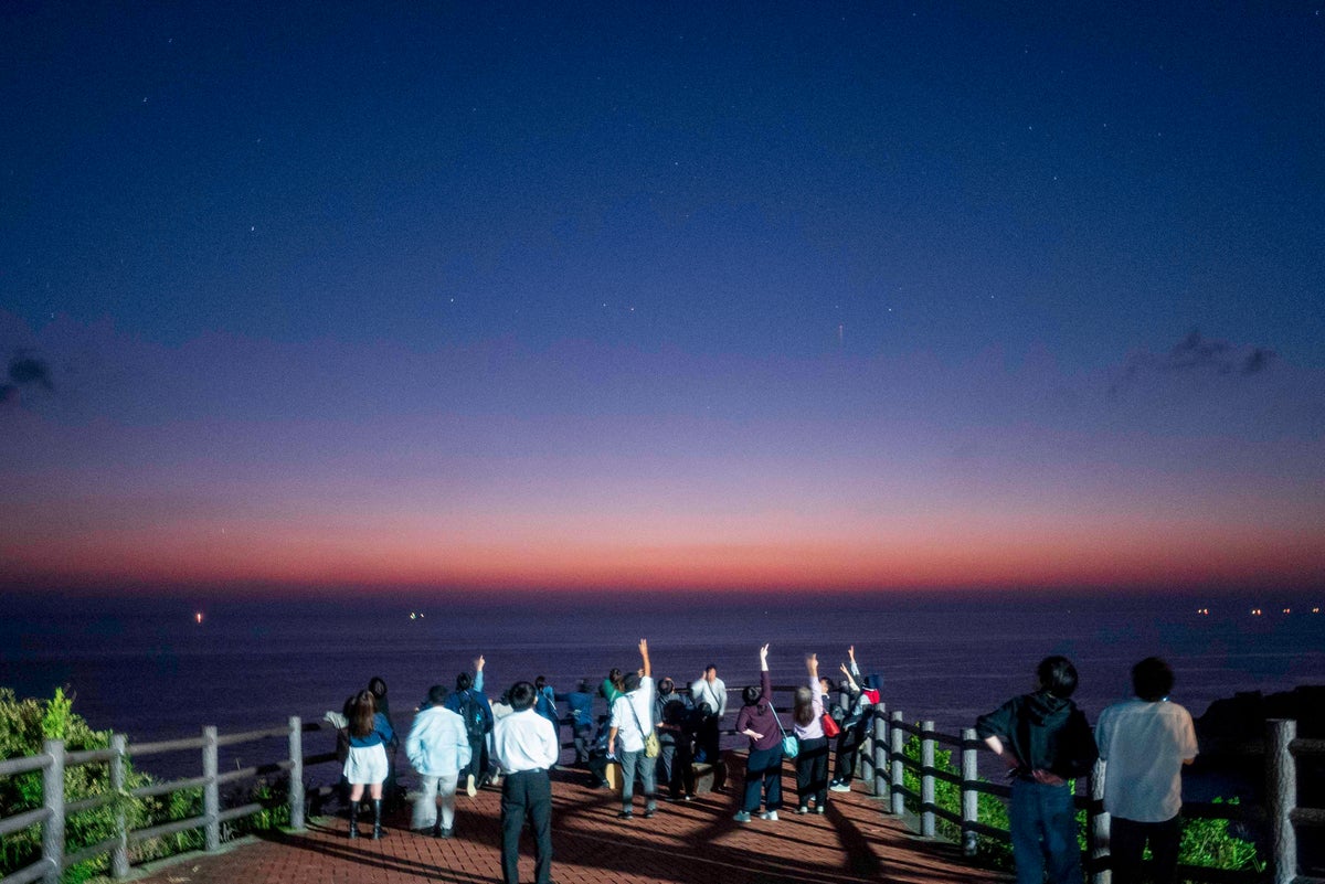 星空観察会の様子