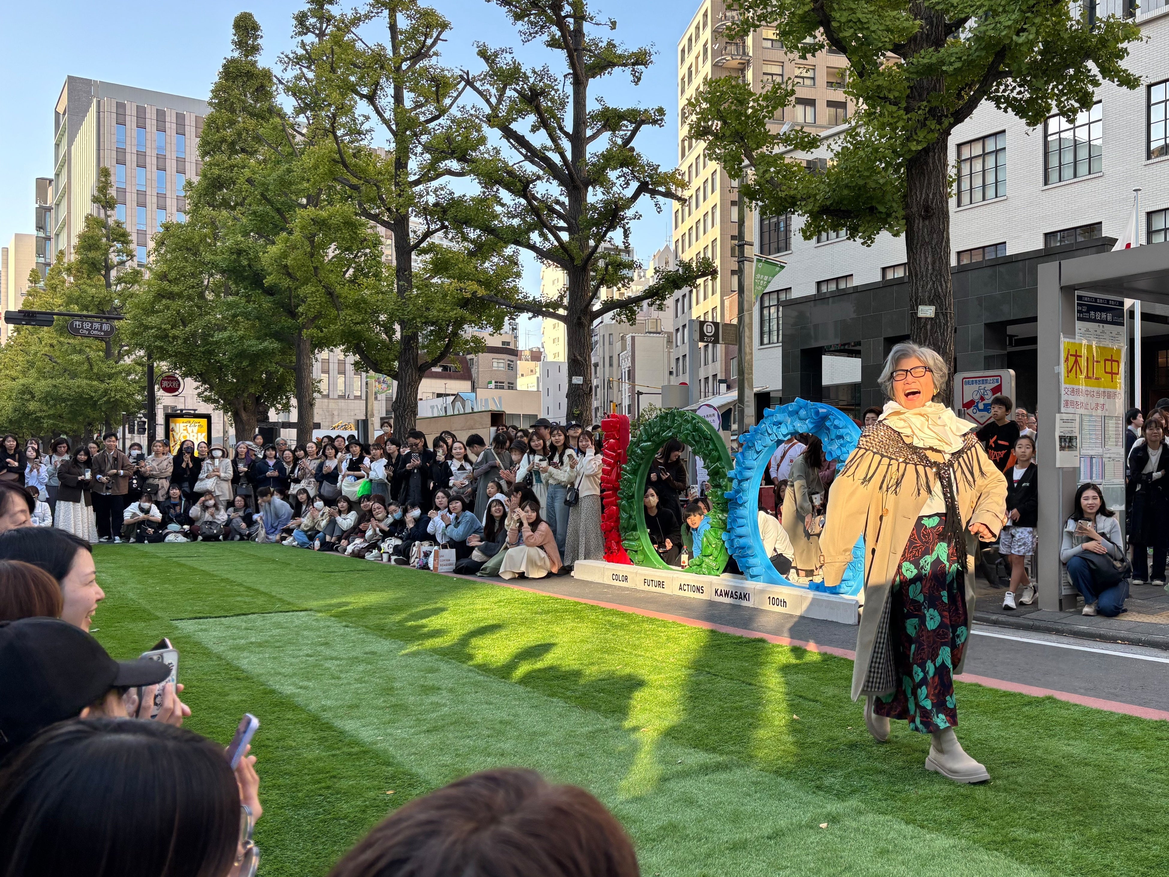 「ソーシャルグッドファッションショー」の様子